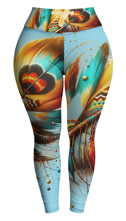 Fly Feathers #1 - Leggings with pockets