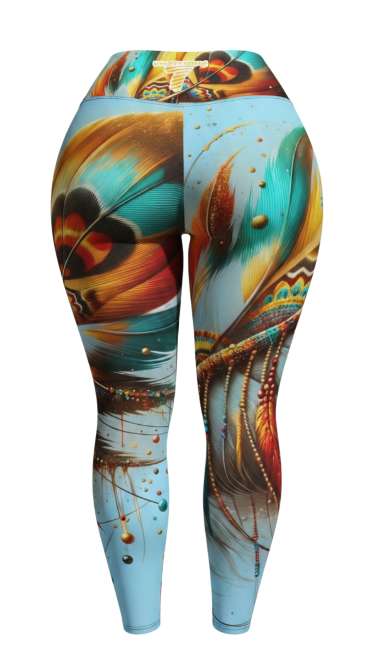 Fly Feathers #1 - Leggings with pockets