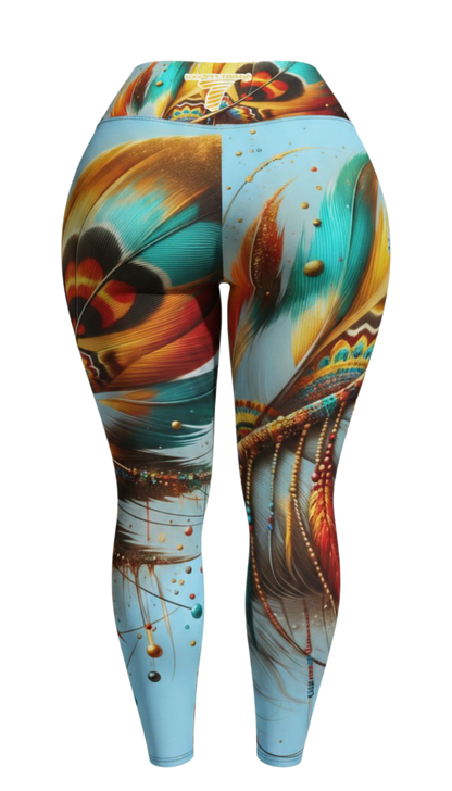 Fly Feathers #1 - Leggings with pockets