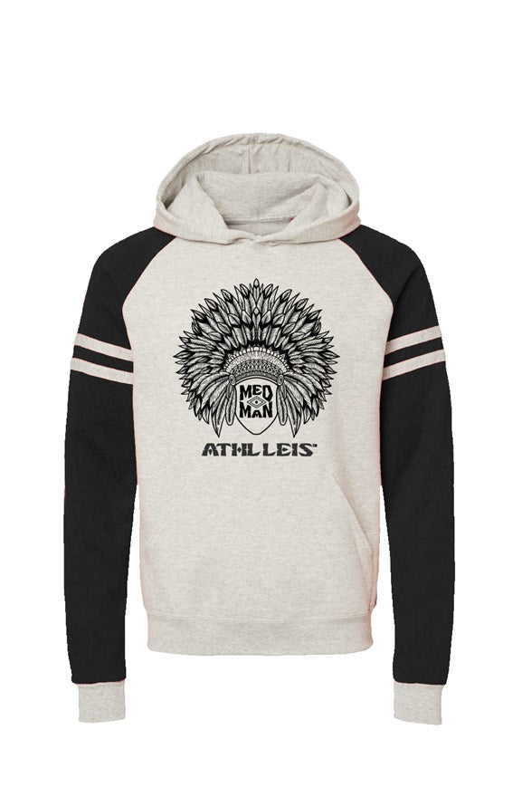 Athl Leis. Varsity Colorblocked Raglan Hoodie