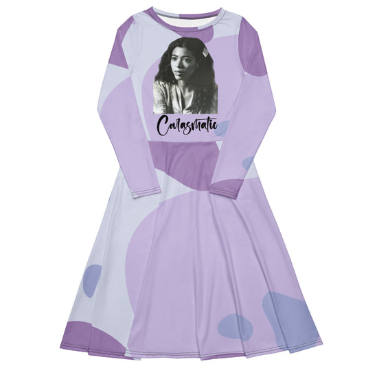 Carasmatic - Long Sleeve Midi Dress