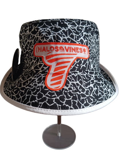 Elephant Print [Logo] Bucket Hat - Blk/Wht