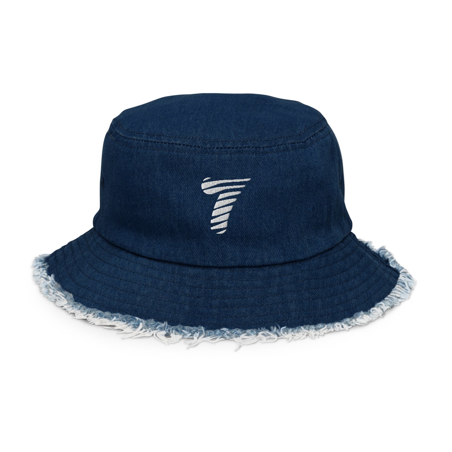 7 StyleWars - Distressed Denim Bucket Hat