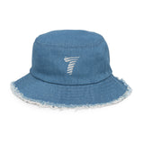 7 StyleWars - Distressed Denim Bucket Hat