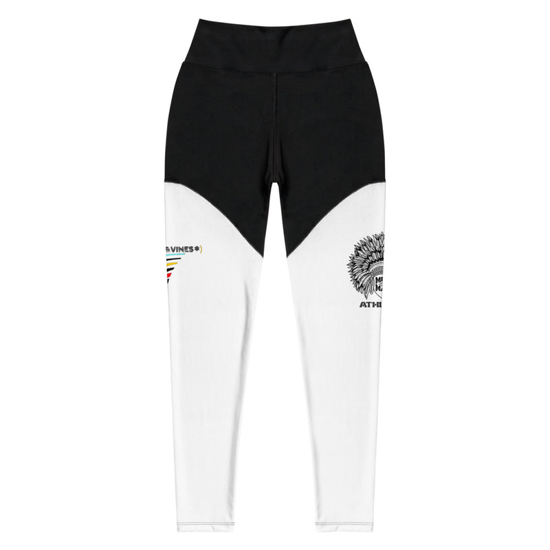 Athl Leis (Med Man)  - Sports Leggings (blk top)