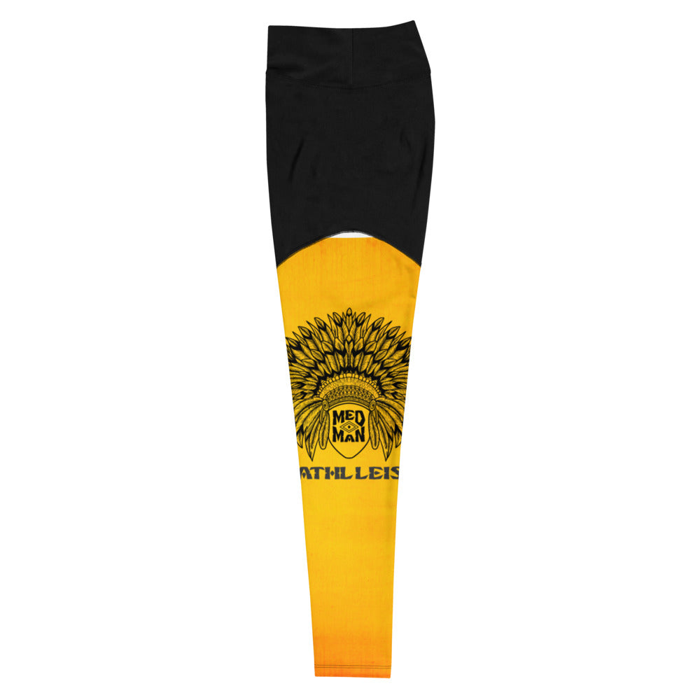 MED MEN - Sports Leggings (blk top)