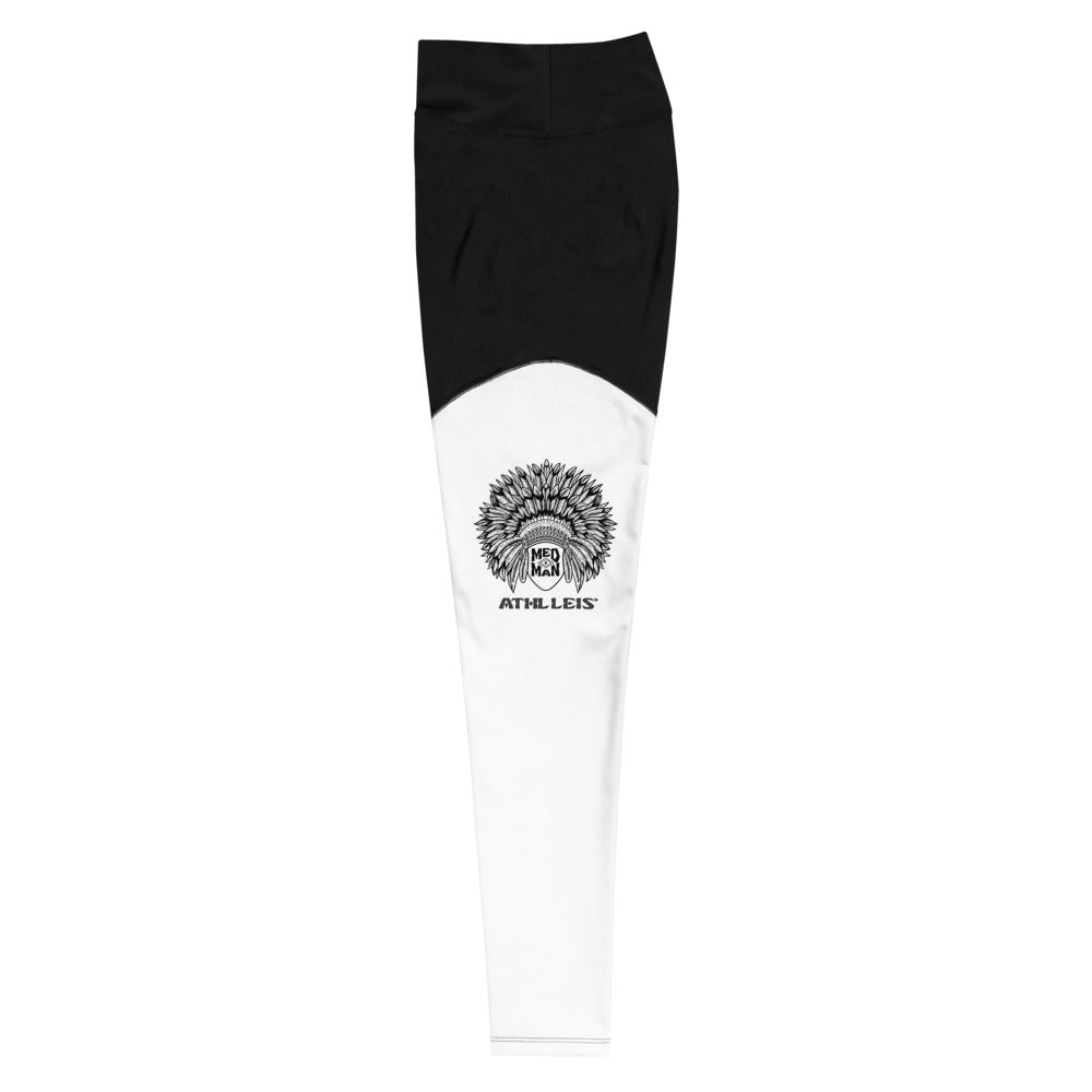 Athl Leis (Med Man)  - Sports Leggings (blk top)