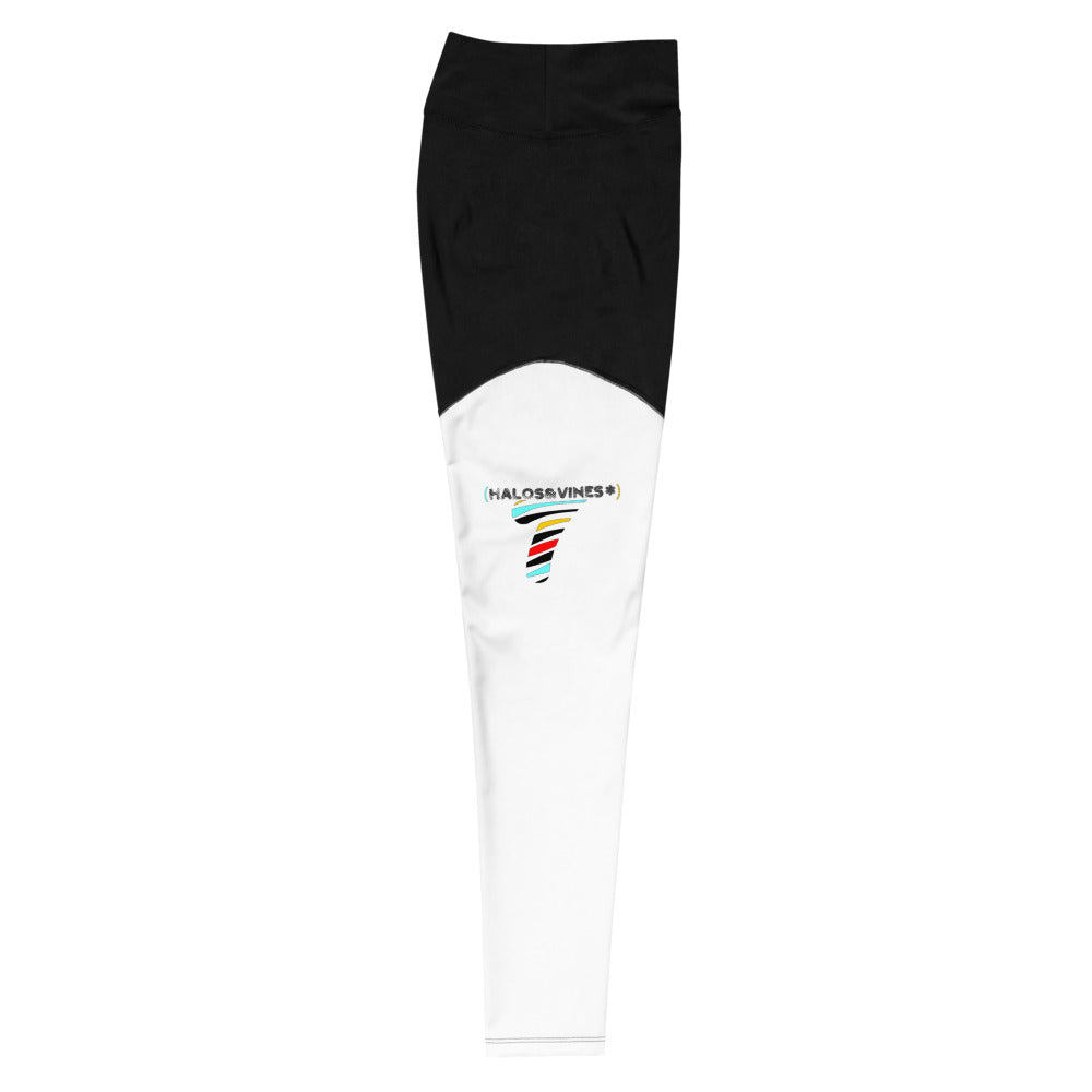 Athl Leis (Med Man)  - Sports Leggings (blk top)