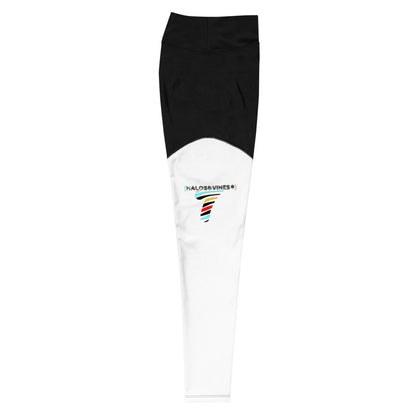 Athl Leis (Med Man)  - Sports Leggings (blk top)