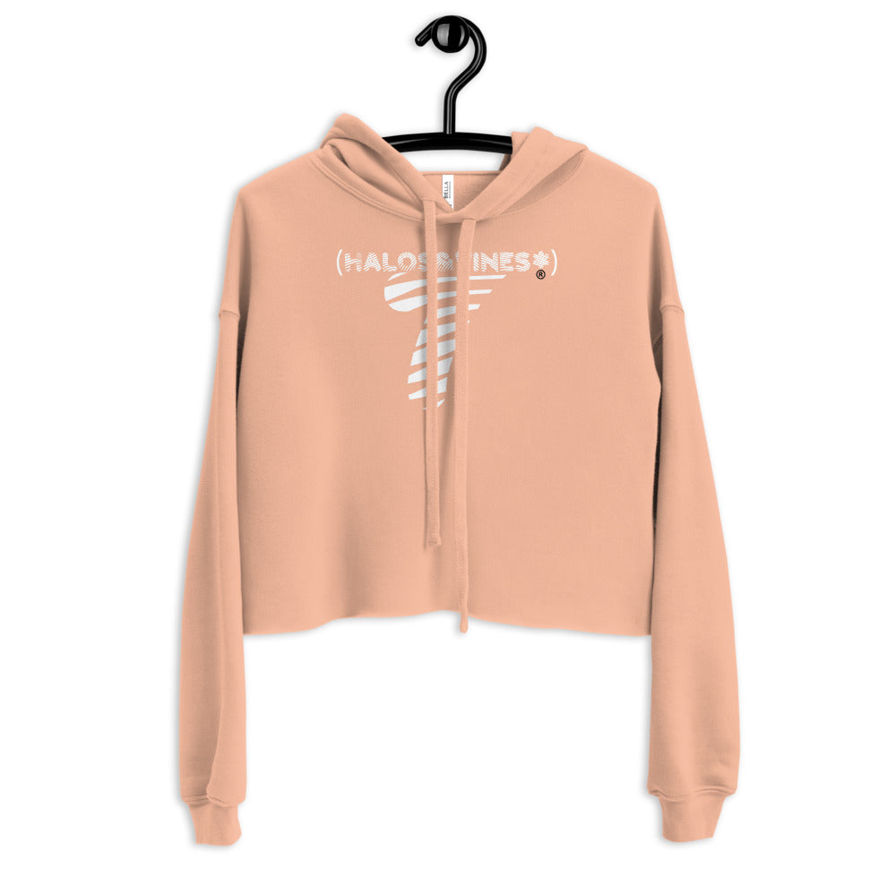 Halos&Vines* LoGo Crop Hoodie
