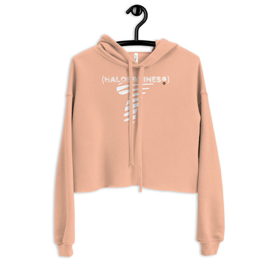 Halos&Vines* LoGo Crop Hoodie