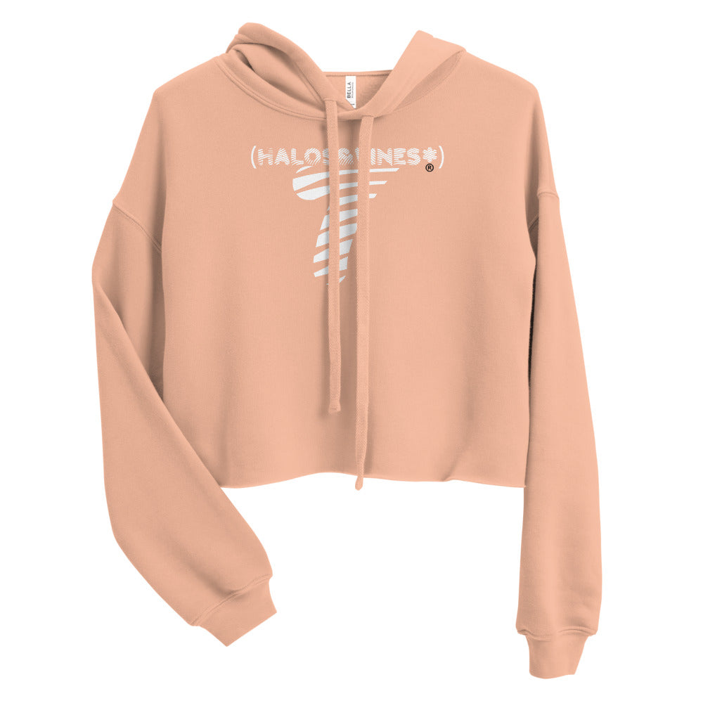 Halos&Vines* LoGo Crop Hoodie